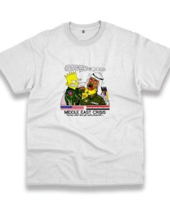 Bart Middle East Crisis Simpsons Casual T Shirt 3 Bart Middle East Crisis Simpsons Casual T Shirt 4