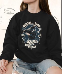 Baseball League Funny Graphic Sweatshirt