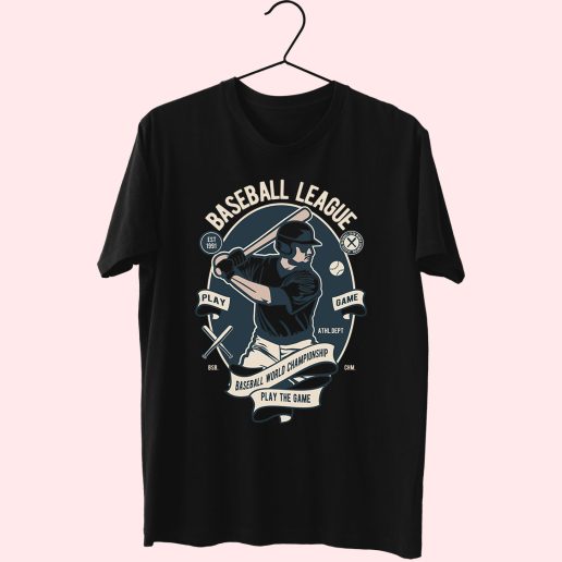 Baseball League Funny Graphic T Shirt Baseball League Funny Graphic T Shirt