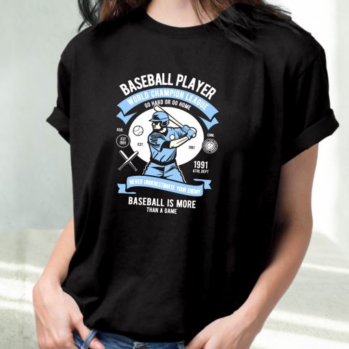 Baseball Player Funny Graphic T Shirt