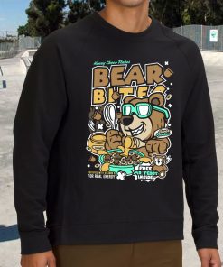 Bear Bites Funny Graphic Sweatshirt 3
