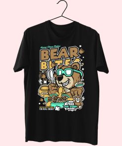 Bear Bites Funny Graphic T Shirt Bear Bites Funny Graphic T Shirt