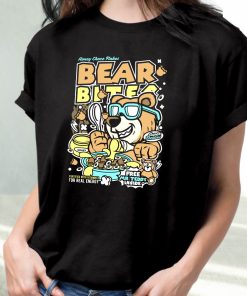 Bear Bites Funny Graphic T Shirt 2 Bear Bites Funny Graphic T Shirt 3