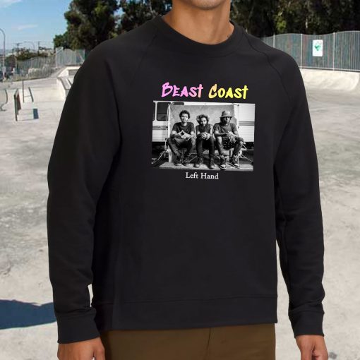 Beast Coast Left Hand Vintage Rapper Sweatshirt