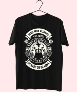 Beast Mode Activated Funny Graphic T Shirt 4