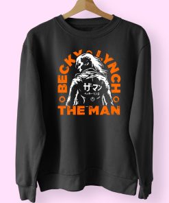 Becky Lynch The Man Katakana Essential Sweatshirt Becky Lynch The Man Katakana Essential Sweatshirt