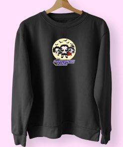 Beetlejuice Powerpuff Girls Vintage Cartoon Sweatshirt Design