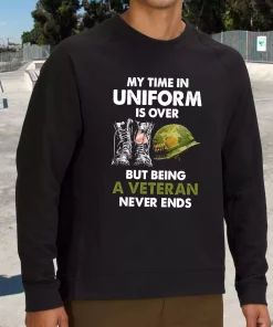 Being A Veteran Never Ends Holiday Sweatshirt 2 Being A Veteran Never Ends Holiday Sweatshirt 3