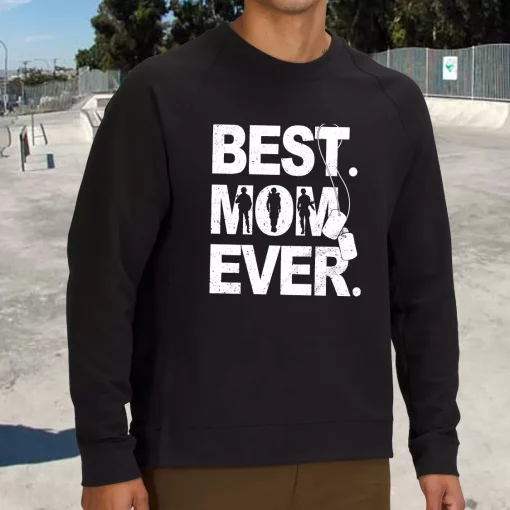 Best Mom Ever Female Veteran Holiday Sweatshirt