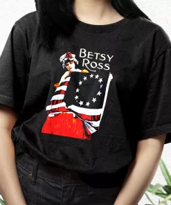 Betsy Ross American Flag 1776 Art Vetrerans Day T Shirt 2 Betsy Ross American Flag 1776 Art Vetrerans Day T Shirt 3
