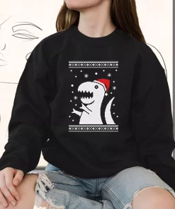 Big Trex Santa Sweatshirt Xmas Outfit 2 Big Trex Santa Sweatshirt Xmas Outfit 3