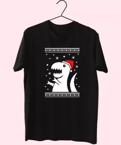 Big Trex Santa T Shirt Xmas Design Big Trex Santa T Shirt Xmas Design