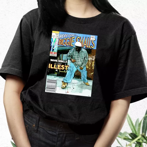 Biggie Smalls Is The Illest Comic Book Classic 90S T Shirt Style