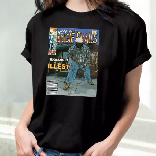 Biggie Smalls Is The Illest Comic Book Classic 90S T Shirt Style