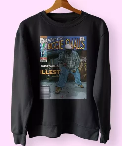 Biggie Smalls Is The Illest Comic Book Classic Sweatshirt Style Biggie Smalls Is The Illest Comic Book Classic Sweatshirt Style