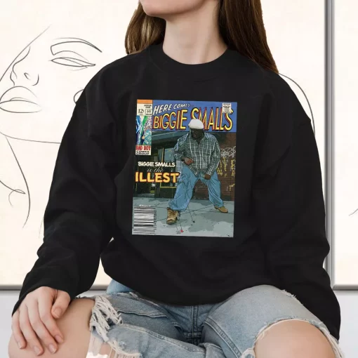 Biggie Smalls Is The Illest Comic Book Classic Sweatshirt Style
