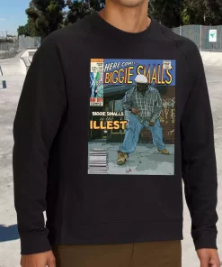Biggie Smalls Is The Illest Comic Book Classic Sweatshirt Style 2 Biggie Smalls Is The Illest Comic Book Classic Sweatshirt Style 3