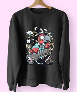 Bird Guitar Funny Graphic Sweatshirt Bird Guitar Funny Graphic Sweatshirt