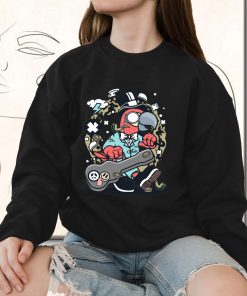 Bird Guitar Funny Graphic Sweatshirt