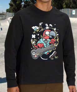 Bird Guitar Funny Graphic Sweatshirt 2 Bird Guitar Funny Graphic Sweatshirt 3