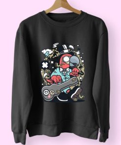 Bird Guitar Funny Graphic Sweatshirt 3 Bird Guitar Funny Graphic Sweatshirt 4