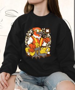 Bird Mechanic Worker Funny Graphic Sweatshirt