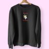 Birtday Rockstar Royal Skull Metallic Graphic Sweatshirt Design