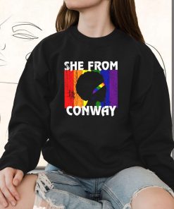 Black Girl She From Conway Arkansas 90s Fashionable Sweatshirt 2 Black Girl She From Conway Arkansas 90s Fashionable Sweatshirt 3