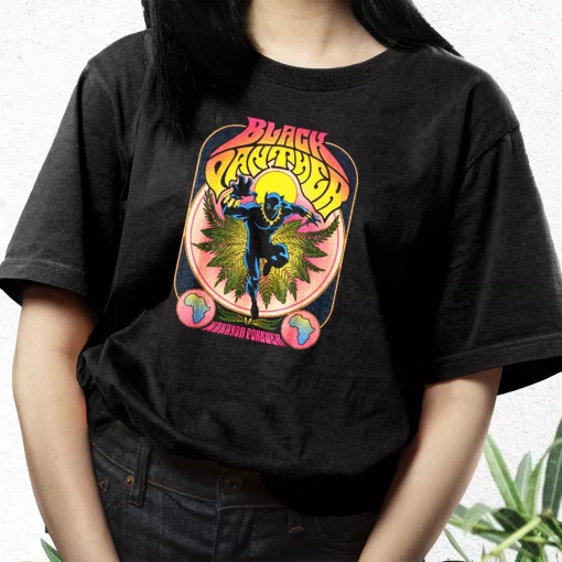 Black Panther Vintage 70’S Cool T Shirt