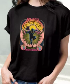 Black Panther Vintage 70S Cool T Shirt 3