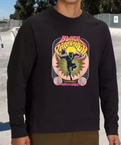 Black Panther Vintage 70s Sweatshirt Outfit 3