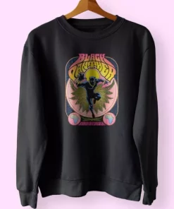Black Panther Vintage 70s Sweatshirt Outfit 4