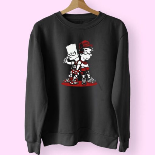 Black Red So Icey Boyz Graphic Sweatshirt Design