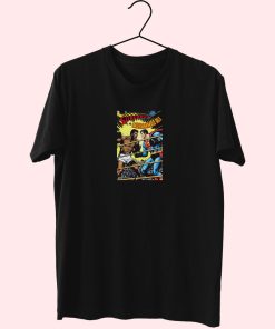 Blanc Muhammad Ali Vs Superman Parody Essentials T Shirt