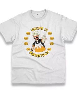 Bob Fieri Welcome To Burgertown Thanksgiving Vintage T Shirt Bob Fieri Welcome To Burgertown Thanksgiving Vintage T Shirt