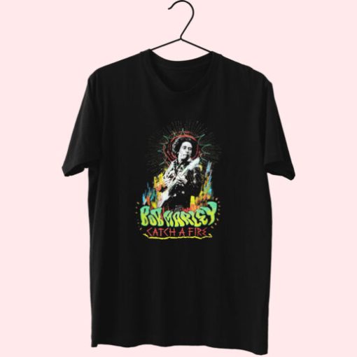 Bob Marley And The Wailers Catch A Fire Tracklist Essentials T Shirt