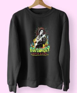 Bob Marley And The Wailers Catch A Fire Tracklist Sweatshirt Design