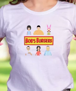Bobs Burger Family Thanksgiving Vintage T Shirt