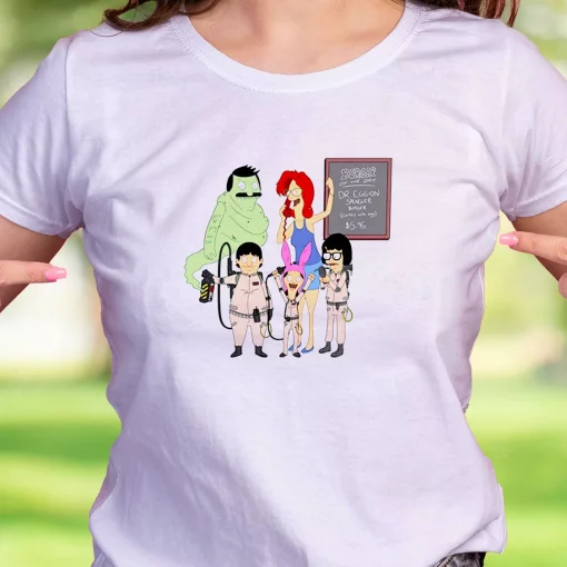 Bobs Burgers Family Ghost Hunter Thanksgiving Vintage T Shirt