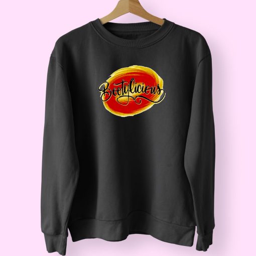 Bootylicious Circle Graphic Sweatshirt Design