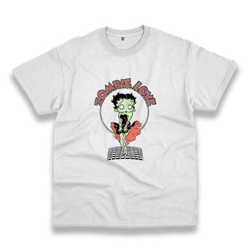 Breezy Zombie Love Betty Boop Casual T Shirt Breezy Zombie Love Betty Boop Casual T Shirt