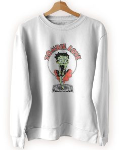 Breezy Zombie Love Betty Boop Cool Sweatshirt Breezy Zombie Love Betty Boop Cool Sweatshirt