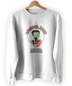 Breezy Zombie Love Betty Boop Cool Sweatshirt 3 Breezy Zombie Love Betty Boop Cool Sweatshirt 4