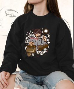 Businessman Running Funny Graphic Sweatshirt