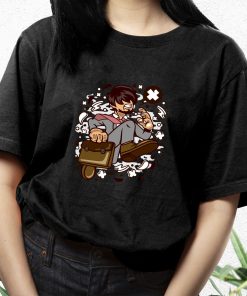 Businessman Running Funny Graphic T Shirt