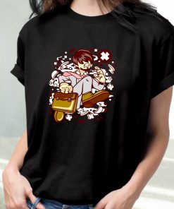 Businessman Running Funny Graphic T Shirt 3