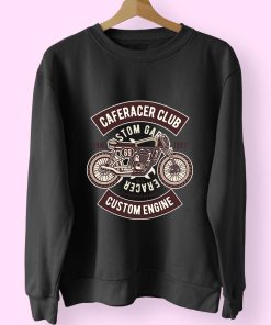Caferacer Club Funny Graphic Sweatshirt Caferacer Club Funny Graphic Sweatshirt
