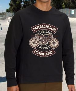 Caferacer Club Funny Graphic Sweatshirt 3
