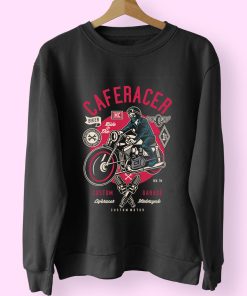 Caferacer Funny Graphic Sweatshirt