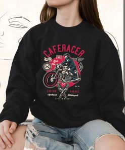 Caferacer Funny Graphic Sweatshirt